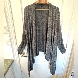Women’s size L Banana Republic black and gray cardigan.